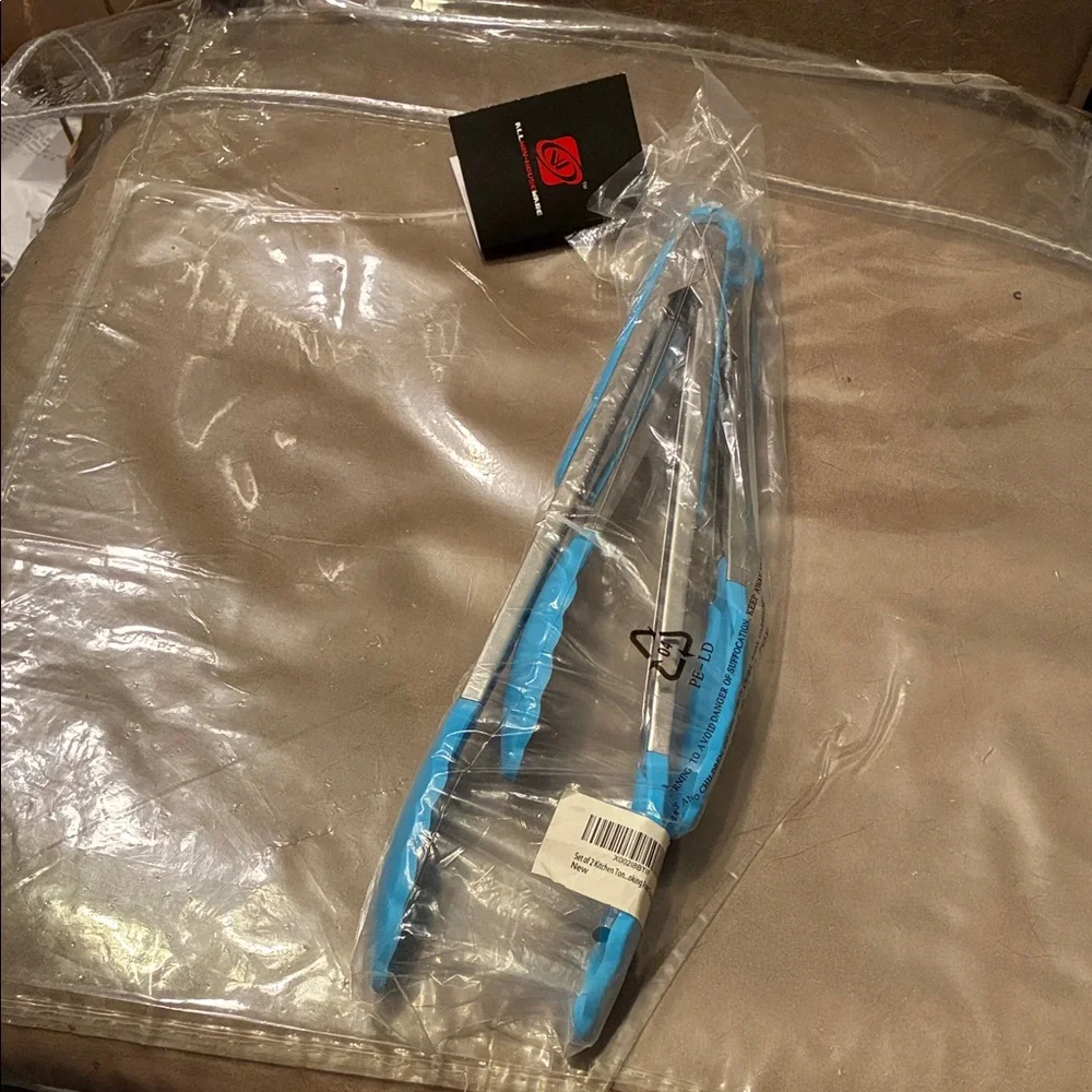 Set of 2 Kitchen Food Tongs